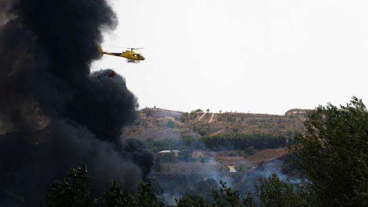 Restablecida la alta velocidad con Barcelona tras quedar sofocado el incendio entre Mejorada y Alcalá