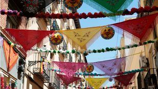 Decoración de las fiestas de San Cayetano.