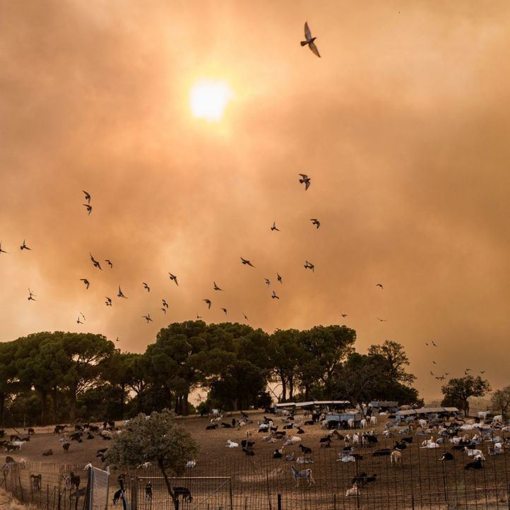 La evacuación de animales, asignatura pendiente en los incendios forestales