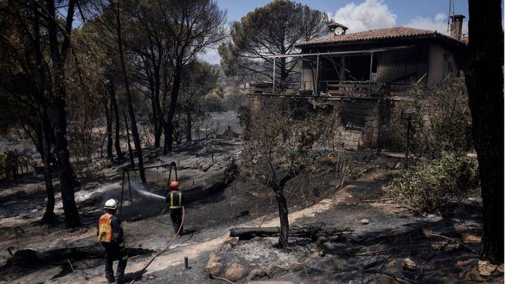 Incendio en Villa del Prado