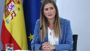 Sara Aagesen, en la rueda de prensa tras el Consejo de Ministros