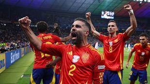 Dani Carvajal, con la Selección