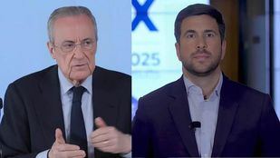 Florentino Pérez y Enrique Riquelme