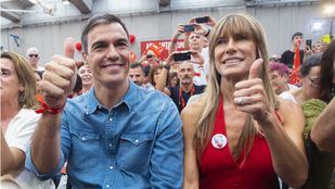 Begoña Gómez con Pedro Sánchez
