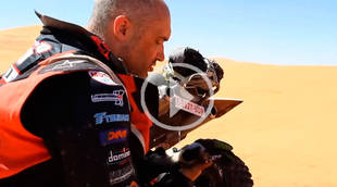 El madrileño Alberto Prieto, primer piloto en correr un Dakar con un solo brazo