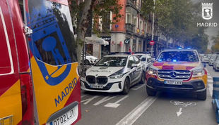 Herido grave tras ser atropellado por un taxi en Chamberí