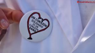 Campaña 'Corazones Solidarios', desarrollada por el colegio Los Robles dentro del programa 'Valores de Futuro' de BBVA.