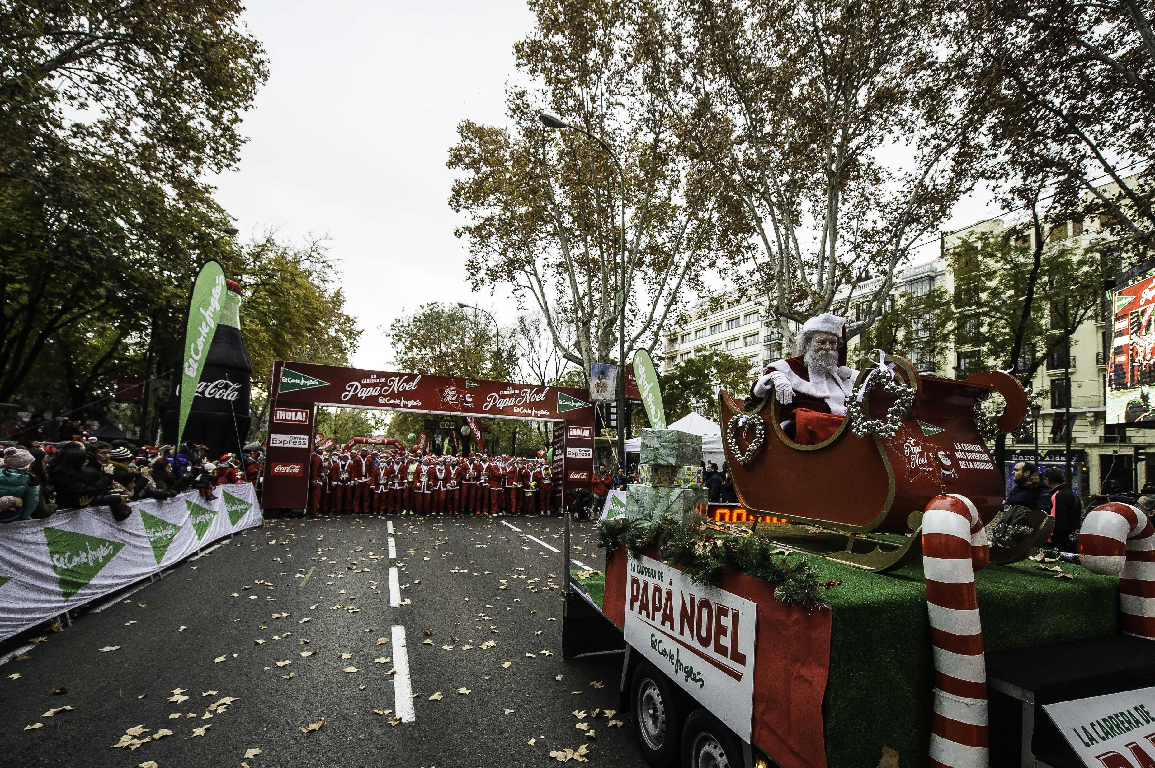 La VII Carrera de El Corte Inglés Papá Noel arrancará el domingo 9 de diciembre en Madrid