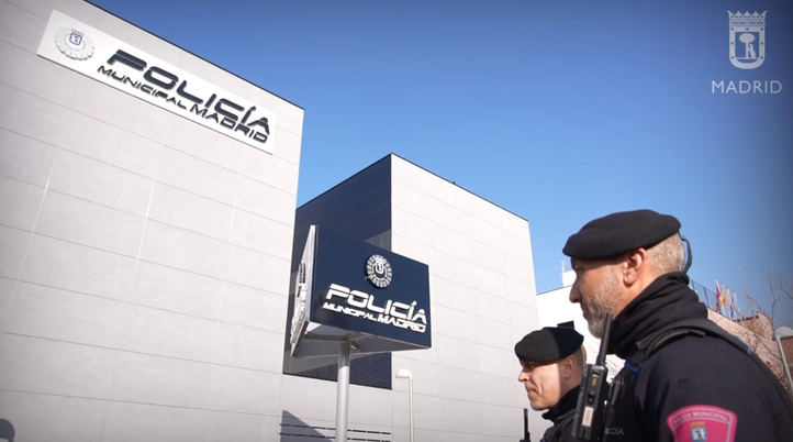 Edificio que comparten Samur y Policía Municipal en Retiro