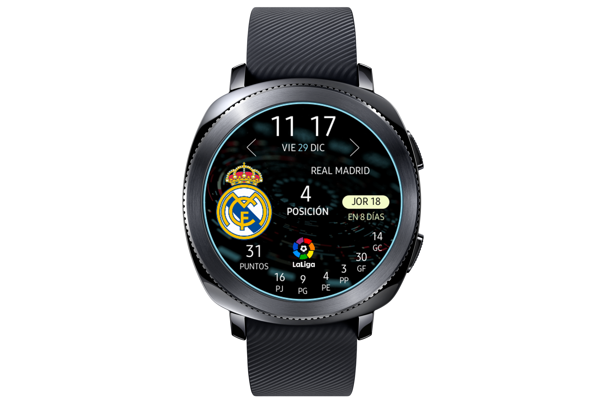 Samsung anuncia la nueva esfera de LaLiga para sus smartwatches