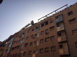 Una anciana, intoxicada al incendiarse su casa en Ventilla