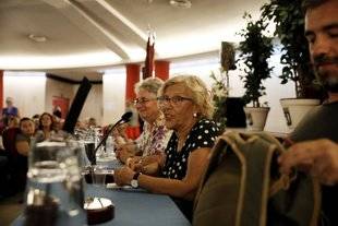 Carmena y Murgui en Moncloa.