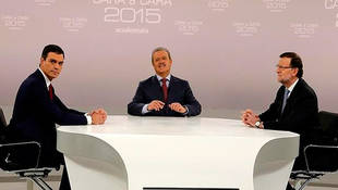 Debate entre Pedro Sánchez y Mariano Rajoy