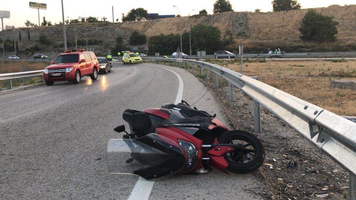 El accidente se ha producido a la altura de Rivas Vaciamadrid.