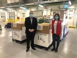 Mercadona dona a Cruz Roja Madrid 7,2 toneladas de alimentos