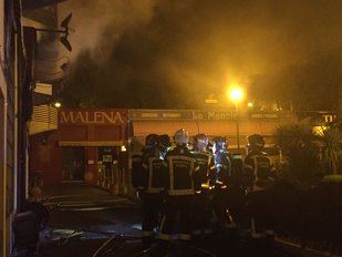 Incendio en un bar de Hortaleza
