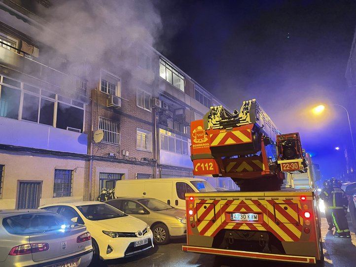 Incendio en Alcalá de Henares