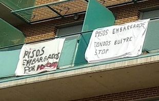Medio centenar de familias en Getafe se rebelan contra el fondo buitre que pretende desahuciarles