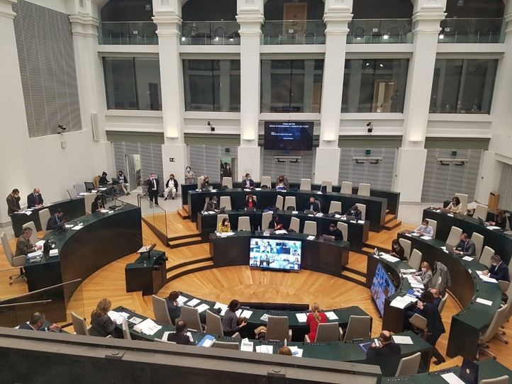 Pleno extraordinario de Presupuestos en el Ayuntamiento de Madrid.