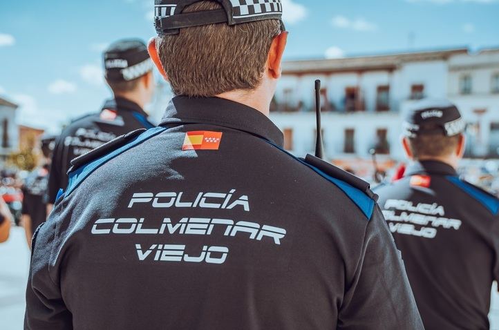 Policías locales de Colmenar Viejo.