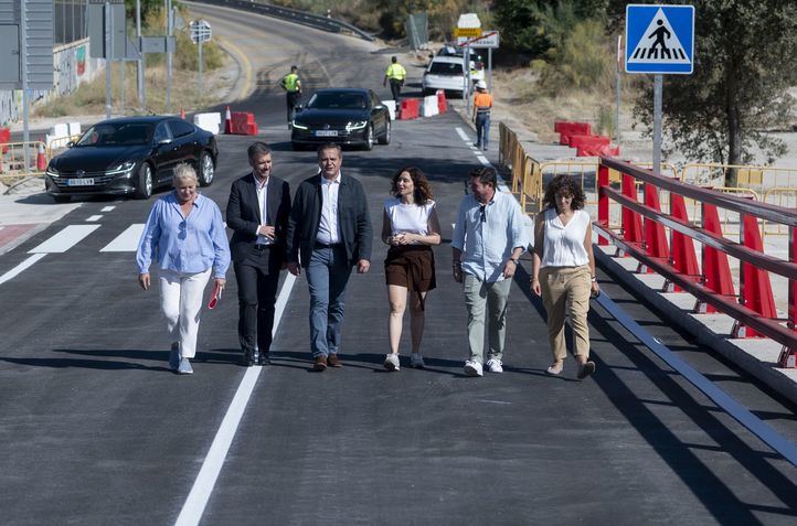 Inauguración de los nuevos puentes en Aldea del Fresno