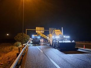 Obras de rehabilitación del firme en la R-3