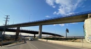 Puente sobre la M-50 en Torrejón que se va a rehabilitar
