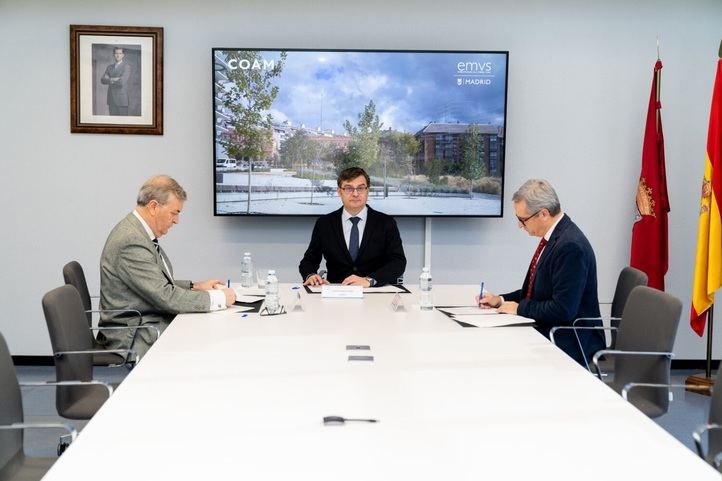 Firma del Convenio entre la EMVS y el COAM