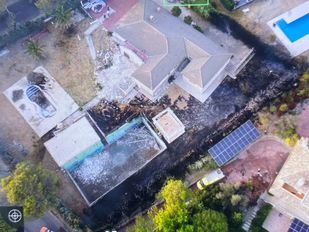 Rescatada una familia de refugiados ucranianos de una vivienda en llamas