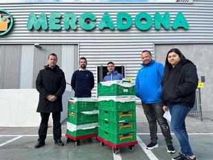 Mercadona donará diariamente alimentos a la asociación La Mano del Ángel de Getafe