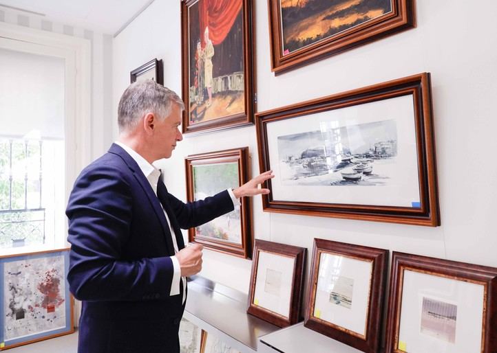 Exposición solidaria de Caixabank en favor de Fesbal
