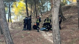 Rescatado un hombre tras caer por un barranco en un parque natural de Alcalá
