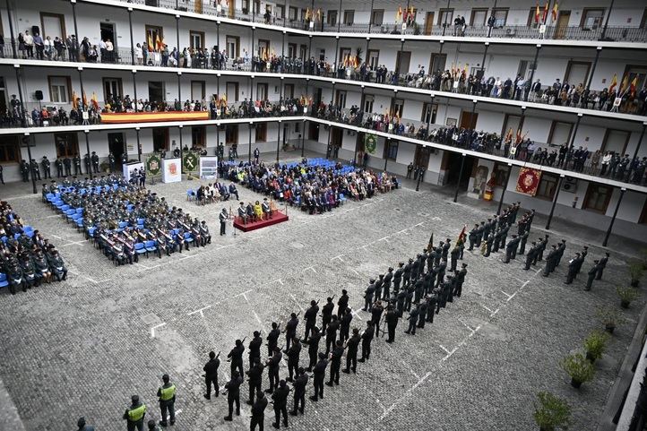 Acto de la Guardia Civil por el día de su patrona
