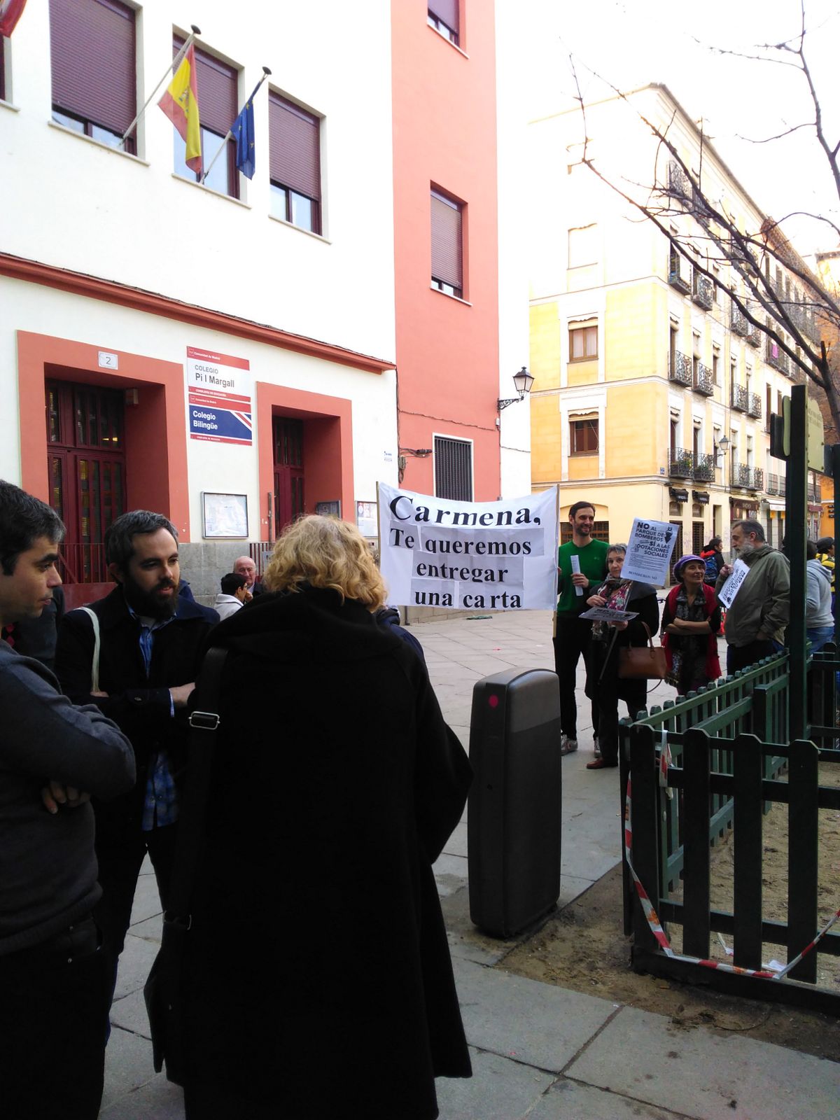 Vecinos piden a Carmena que no se construya el centro polivalente de seguridad en San Bernardo