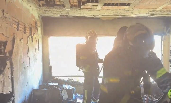 Incendio en una vivienda de Moralzarzal
