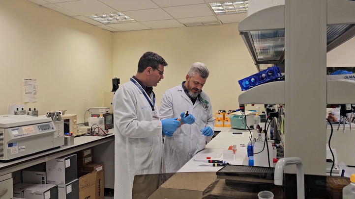 Laboratorio del oncólogo Juan Manuel Sepúlveda