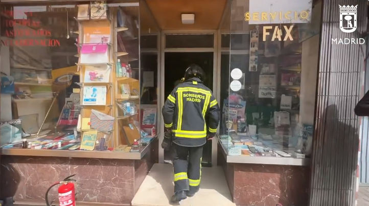 Librería en la que ha fallecido electrocutado un trabajador