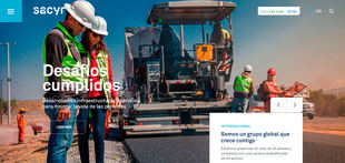 Sacyr y Sacyr Concesiones renuevan sus páginas web