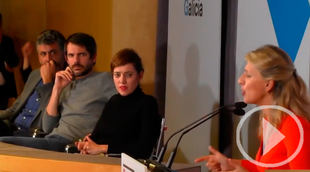 Yolanda Díaz acusa al PSOE de querer bajar el impuesto a las eléctricas