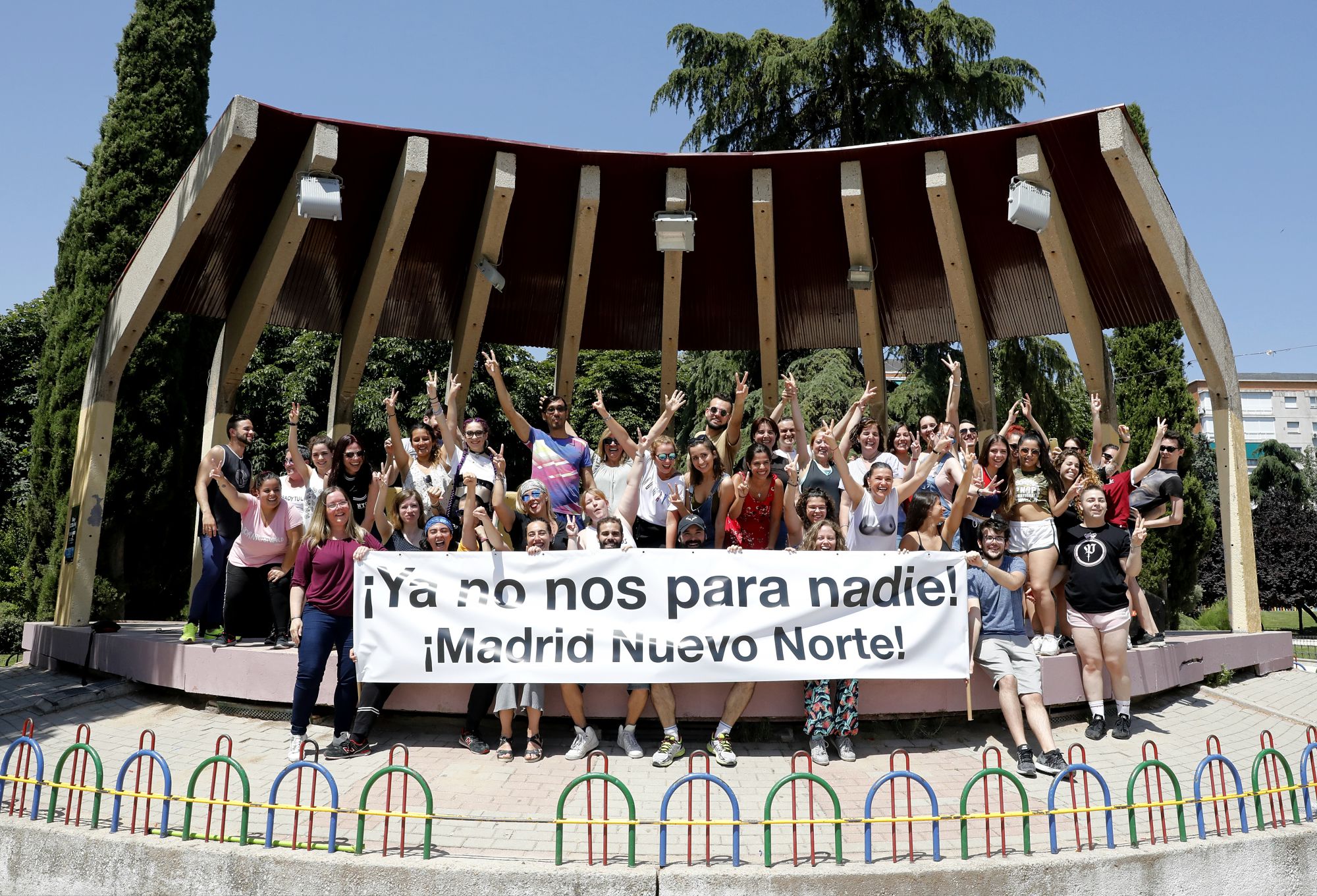 Madrid Nuevo Norte es respaldado a ritmo de flashmob por los vecinos de Chamartín