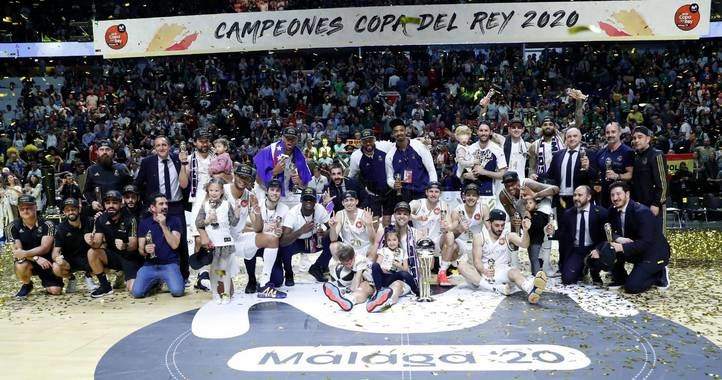 El Real Madrid, ganador de la Copa del Rey de Baloncesto