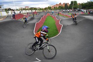 La nueva instalación está orientadas a bicicletas BMX- PUMP-TRACK,