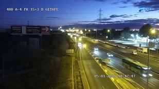 A-4 a la altura de Getafe