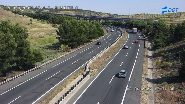 A-4 a su paso por Aranjuez