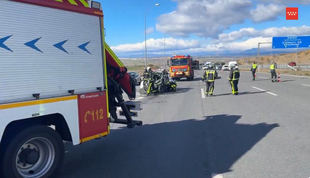 Fallece un conductor en una colisión con un camión en la M-50 en Paracuellos