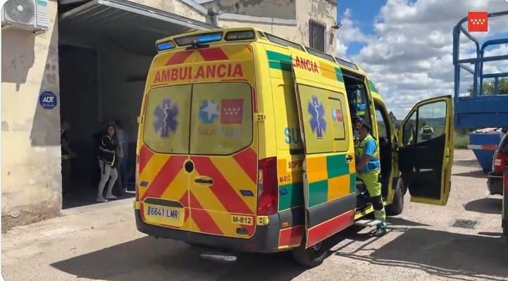 Accidente laboral en un polígono industrial en Alcalá de Henares