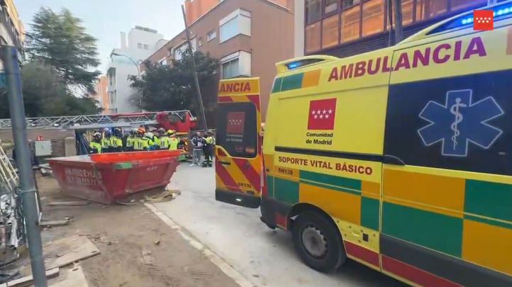 Accidente laboral en Chamartín