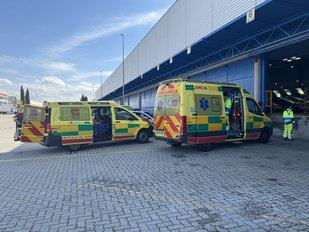 Muere un trabajador tras caer desde la cubierta de una nave en el Centro de Transportes de Madrid