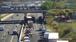 Accidente en la A-2