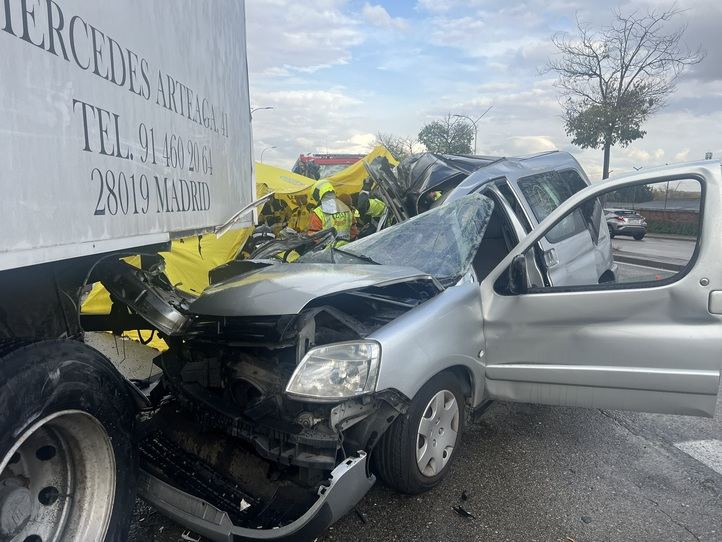 Accidente en Carabanchel